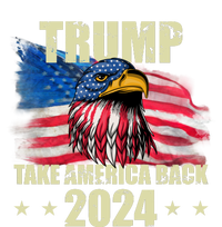 Trump Take America Back 2024 Eagle Usa Flag Sustainable Beanie