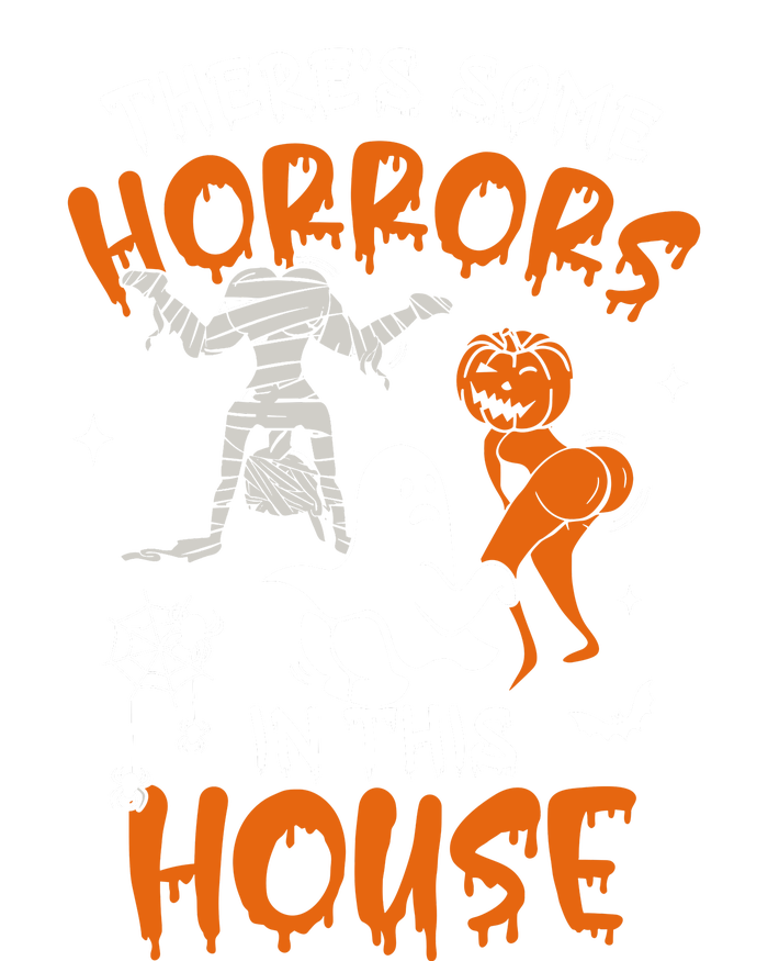 Theres Some Horrors In This House Ghost Pumpkin Halloween Youth Performance Sprint T-Shirt