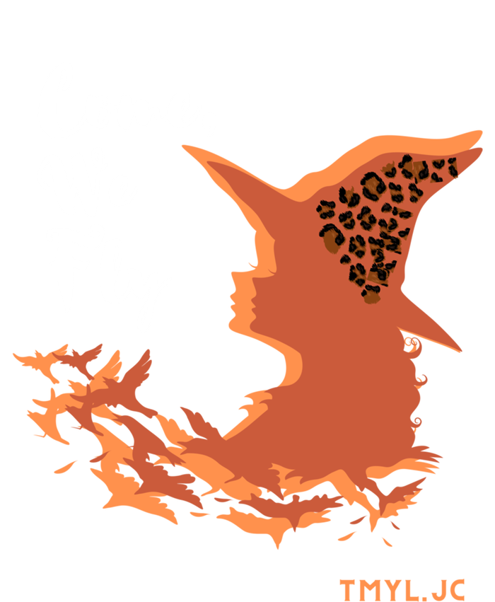 Come We Fly Witch Leopard Halloween Graphic Gift Women's T-Shirt