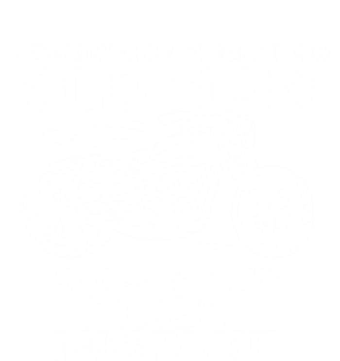 Assuming Im Just An Old Was A Mistake Motorcycle Meme Gift Tote Bag