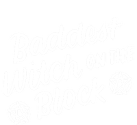 Baddest Witch On The Block Funny Halloween Teen Gift Softstyle Adult Sport Polo