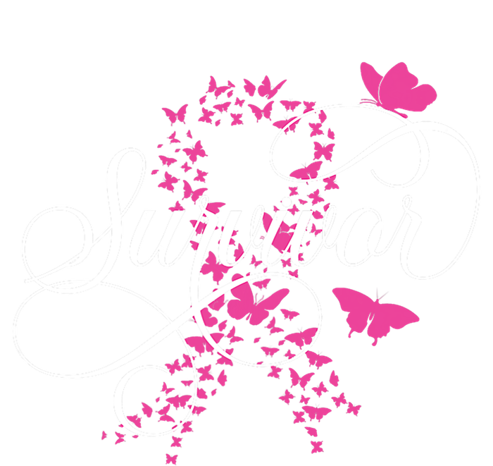 Im A Survivor Pink Butterfly Ribbon Breast Cancer Awareness Women’s Perfect Tri Rocker Tank