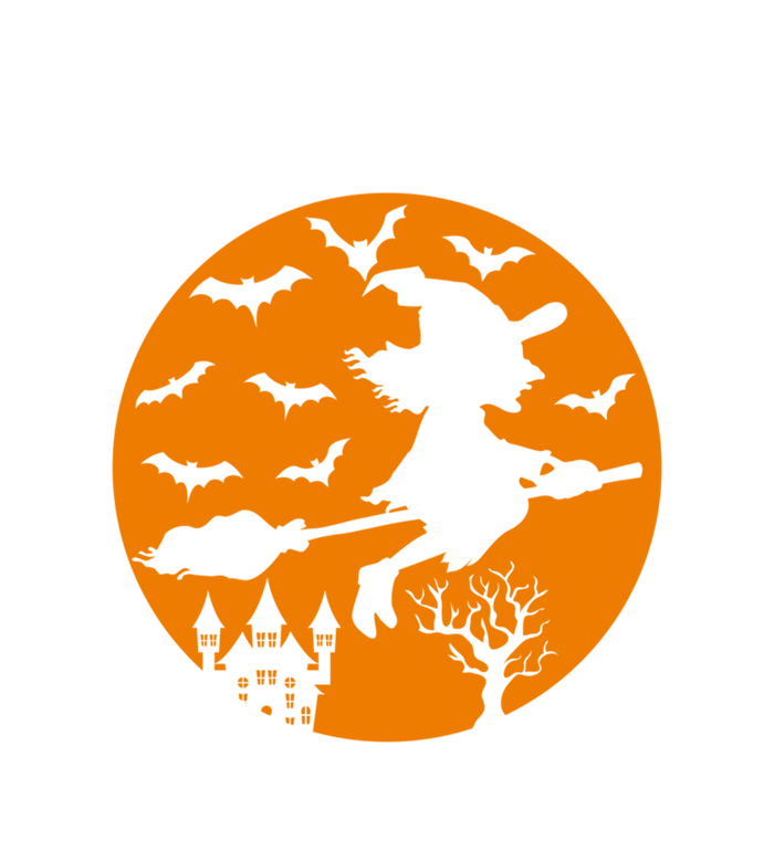 Halloween Witch Riding Broom On A Dark Desert Highway Gift Sweatshirt