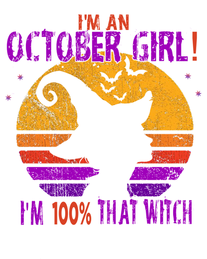 Im An October Im 100% That Witch Meaningful Gift Coaster