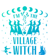 Im The Village Witch Costume Halloween Quote Art Gift Doggie Tank