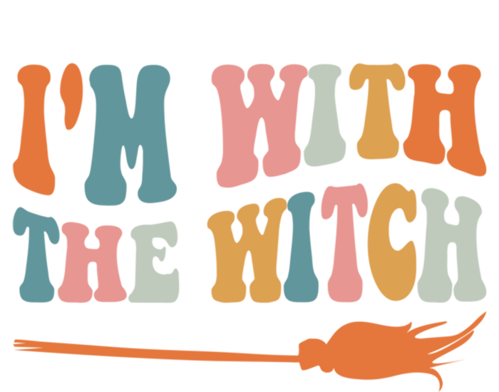 Im With The Witch His And Her Funny Halloween Gift Premium Hoodie