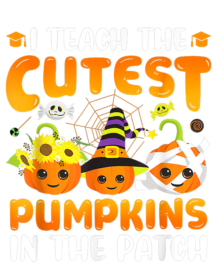 I Teach The Cutest Pumpkins In The Patch Halloween Spooky Tie Dye Hoodie