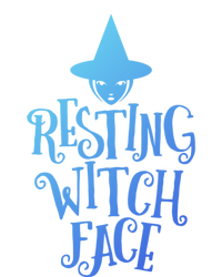 Resting Witch Face Funny Halloween Cool Gift Stripe Pom Pom Beanie