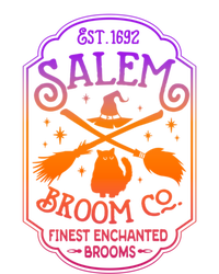 Salem Witch Broom Company Est 1692 Halloween Salem Cat Broom Great Gift Women's T-Shirt