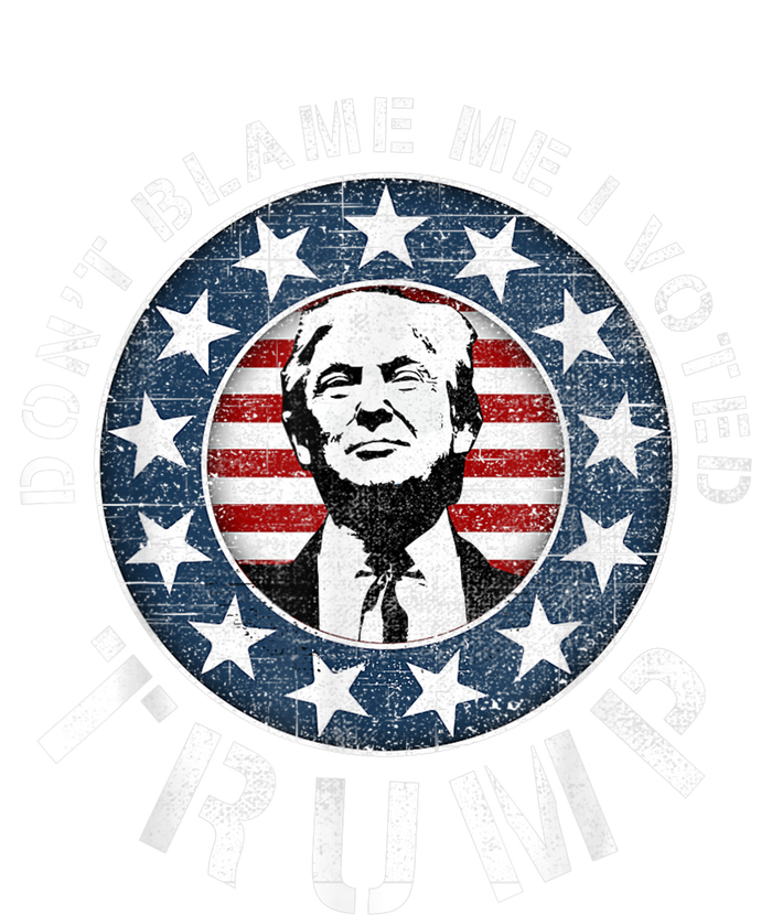 Dont Blame Me I Voted For Trump Pro Republican American Flag T-Shirt