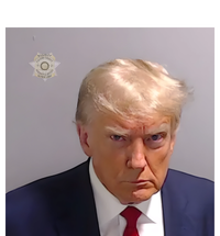 Real Donald Trump Mugshot At Fulton County Sheriffs Office 16 in Basic Backpack