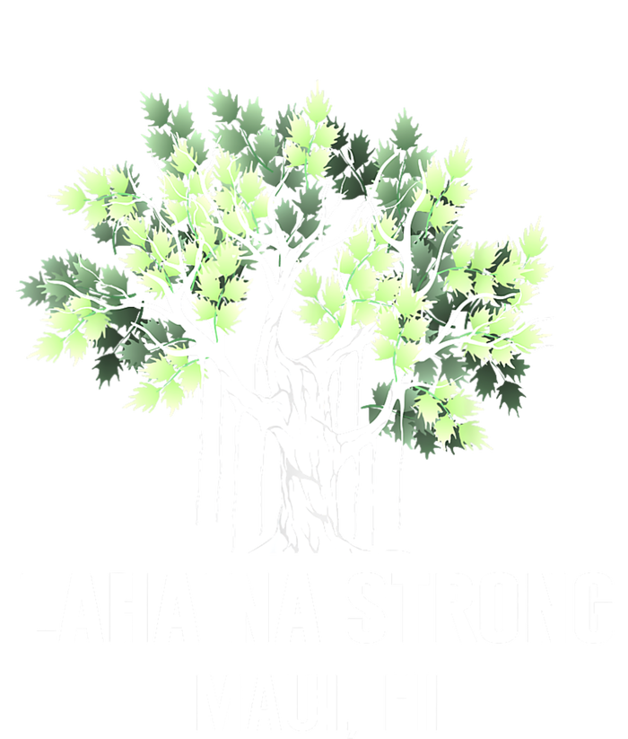 Lahaina Strong Maui Hawaii Old Banyan Tree Womens CVC Long Sleeve Shirt