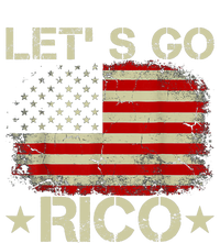 Funny Quote Lets Go RICO American Flag Womens California Wash Sweatshirt