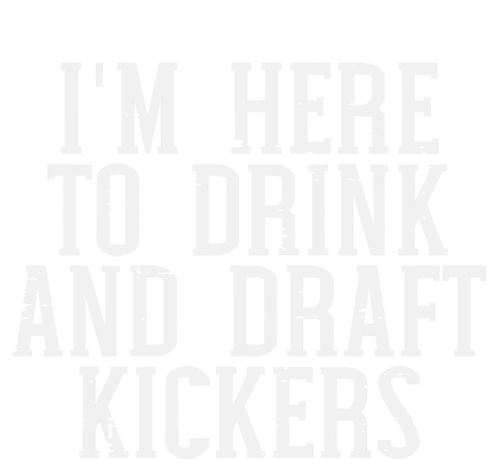 Im Here To Draft Kickers Funny Draft Party Fantasy Football Women's T-Shirt