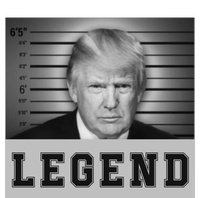 Donald Trump Mug Shot 2024 Donald Trump Is A Legend Zip Tote Bag