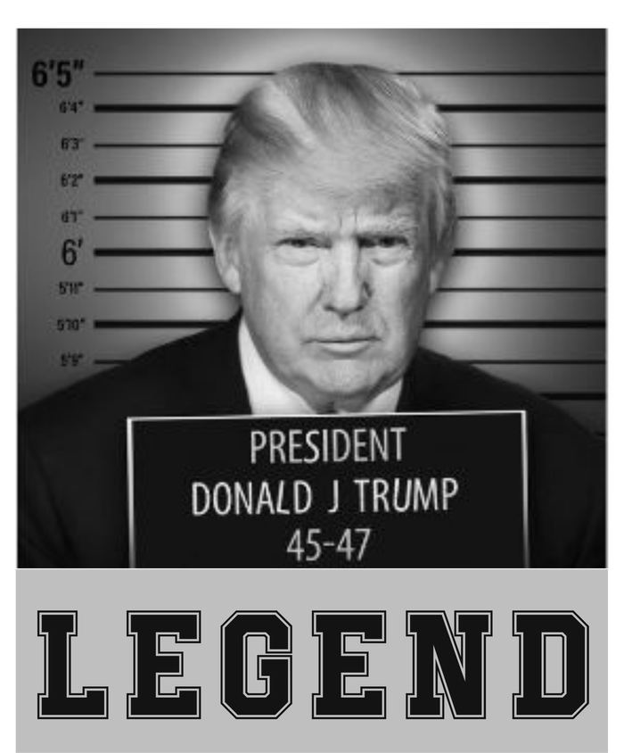 Donald Trump Mug Shot Legend Trump Mugshot 2024 Hoodie