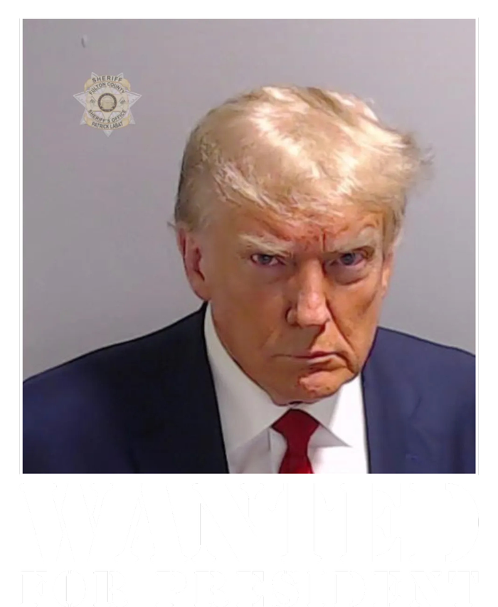 Trump Mugshot Wanted For President Doggie Tank