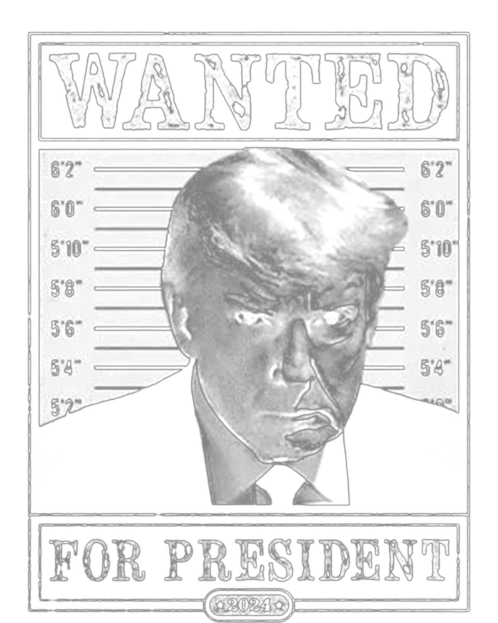 Wanted For President 2024 T-Shirt