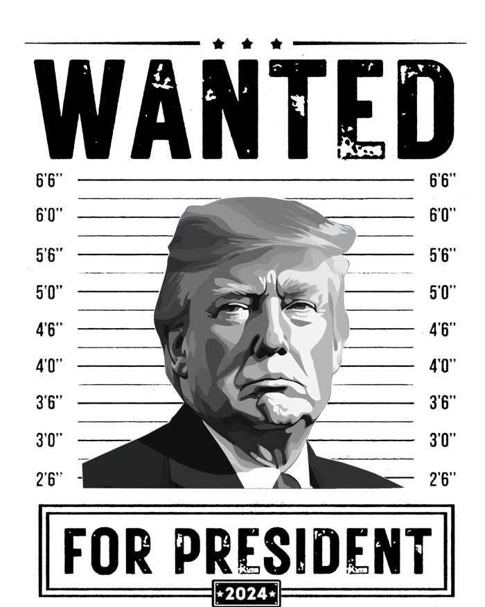 Wanted For President 2024 Vote Trump T-Shirt