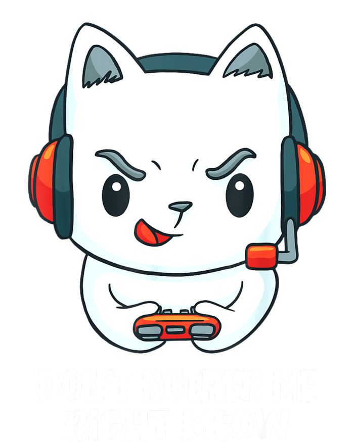 Funny Cat Video Gamer Dont Bother Me Right Meow Gits Legacy Cool Fit Booney Bucket Hat