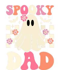 Family Retro Groovy Spooky Dad Halloween Ghost Costume Gift T-Shirt