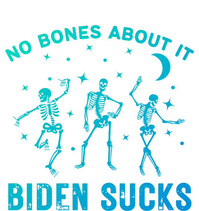 Funny Anti Biden Halloween Biden Sucks Dancing Skeletons Meaningful Gift Striped Beanie with Solid Band