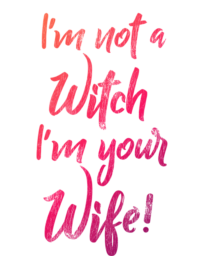 Funny Halloween Quote Im Not A Witch Im Your Wife Meaningful Gift Kids Hoodie