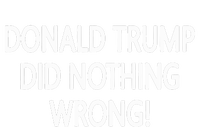 Donald Trump Did Nothing Wrong Cropped Pullover Crew