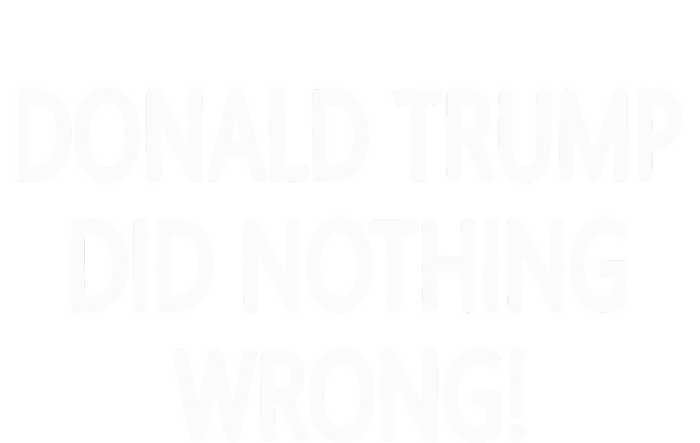 Donald Trump Did Nothing Wrong Cropped Pullover Crew