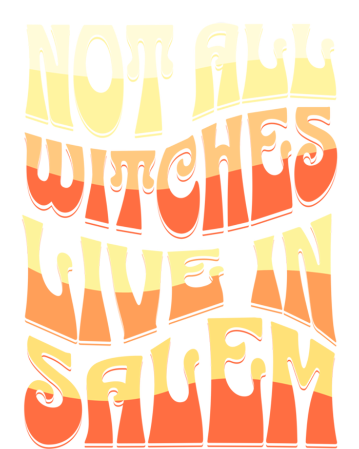 Funny Retro Halloween Design Not All Witches Live In Salem Funny Gift Short Acrylic Beanie