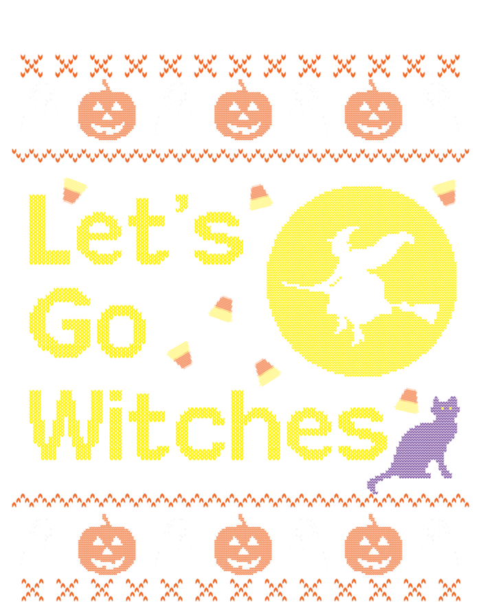 Funny Ugly Halloween Sweater Lets Go Witches Gift Kids Hoodie