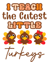 I Teach The Cutest Little Turkeys Teacher Thanksgiving Coaster