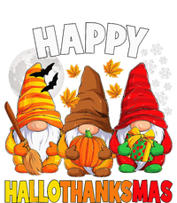 Happy HalloThanksMas Halloween Thanksgiving Christmas Gnomes T-Shirt