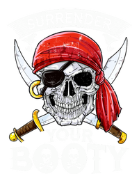 Surrender Your Booty Pirate Skull Funny Jolly Roger Sustainable Beanie