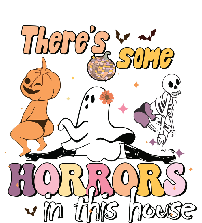 Theres Some Horrors In This House Ghost Pumpkin Halloween T-Shirt