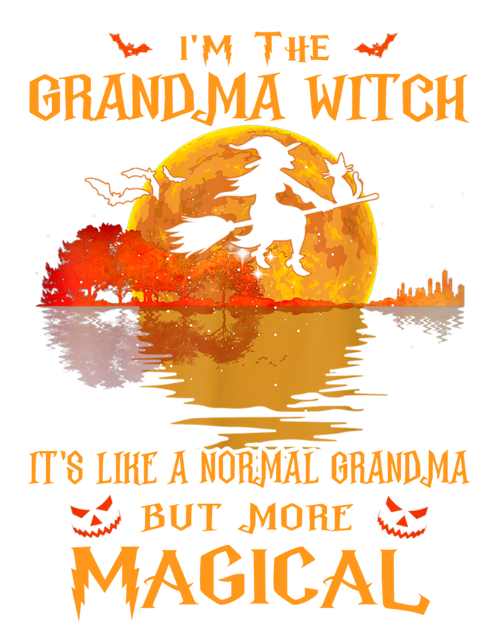 Im The Grandma Witch Its Like A Normal Grandma Halloween Gift Women's Flannel Pajama Set