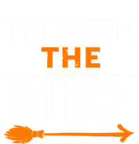 Im With The Witch Couples Halloween Gift Full Zip Hoodie