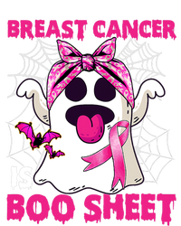 Breast Cancer Is Boo Sheet Halloween Funny Ghost Pink Ribbon Kids Hoodie