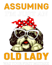 Shih Tzu Old Lady Assuming Im Just An Old Lady Was Your Meaningful Gift Magnet