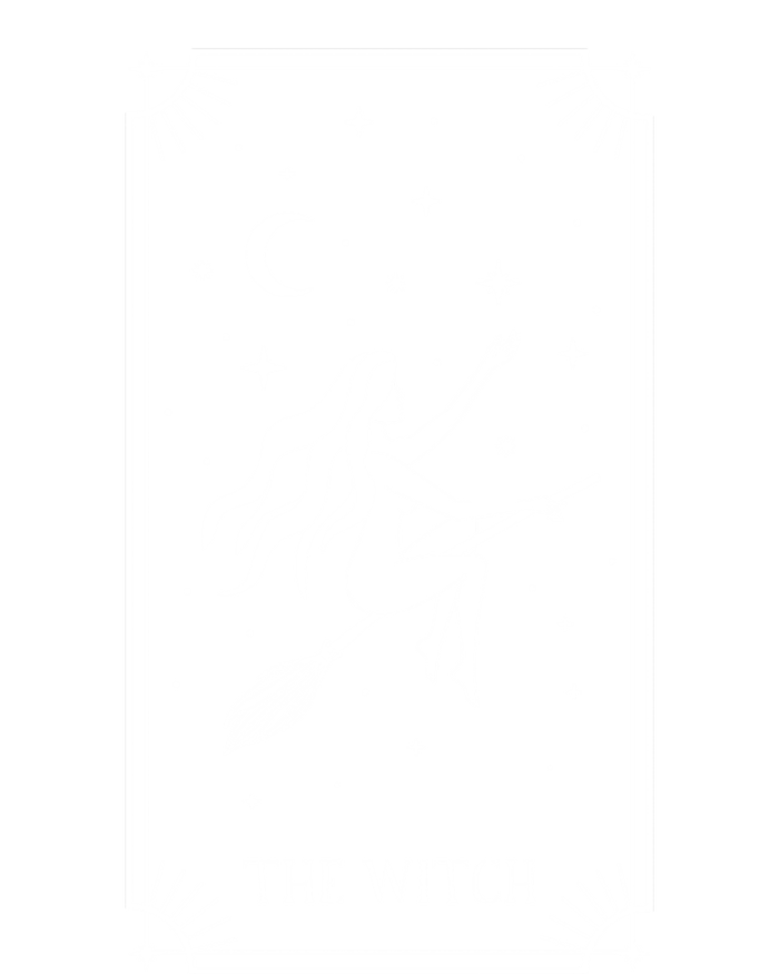 Tarot Card Crescent Moon And Witch Graphic Gift T-Shirt