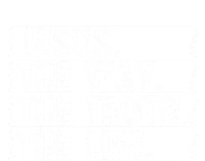 Christian Worship Jesus The Way Truth Life Bible Verse Faith Women's Perfect Tri Rocker Tank