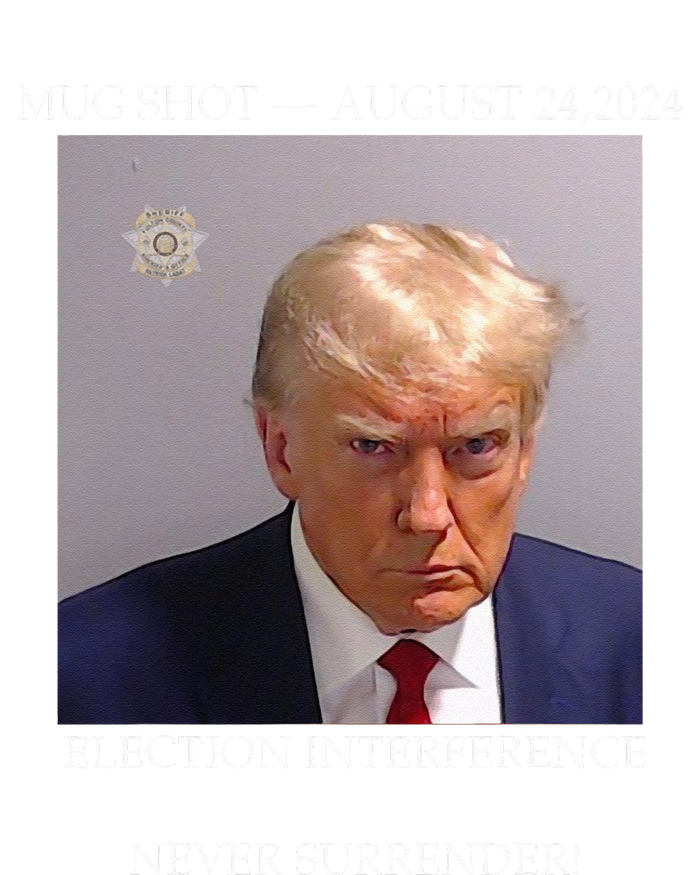 Donald Trump Mug Shot August 24 2024 Election Interference Women's Racerback Tank