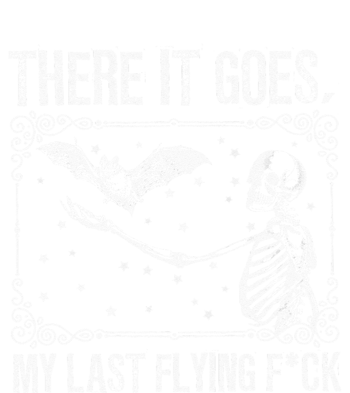 There It Goes My Last Flying Funny Halloween Skeleton Bat T-Shirt