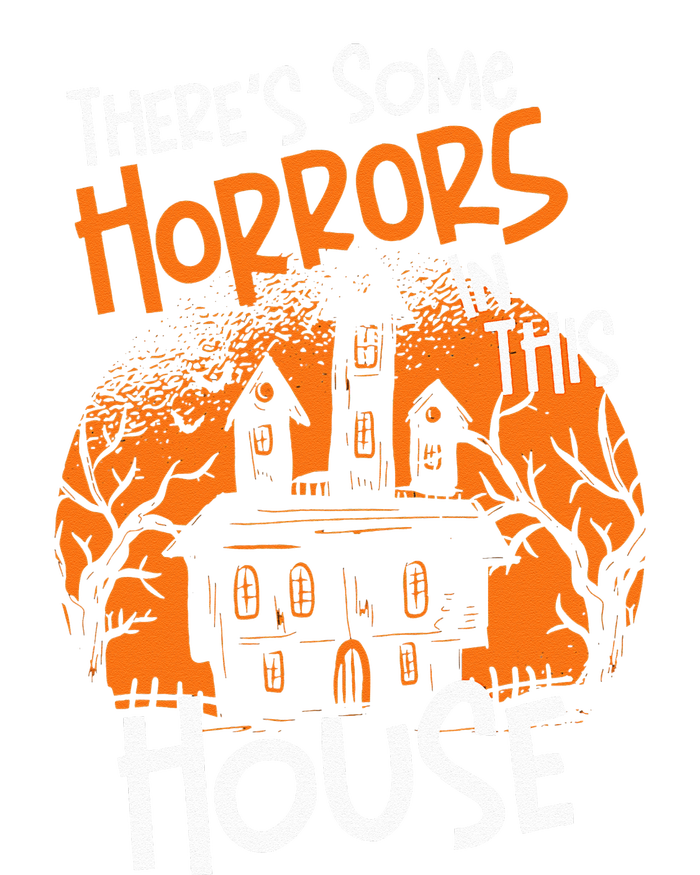 Theres Some Horrors In This House Halloween Funny Pajama Set