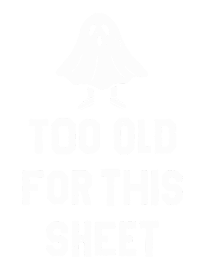 Too Old For This Sheet Halloween Yupoong Adult 5-Panel Trucker Hat