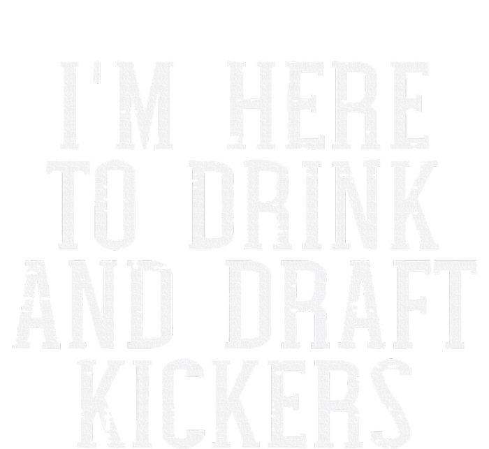 Im Here To Draft Kickers Funny Draft Party Fantasy Football Women's T-Shirt