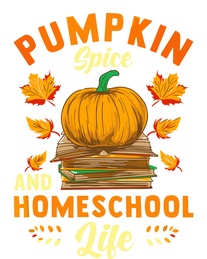 Pumpkin Spice And Homeschool Life Funny Halloween T-Shirt