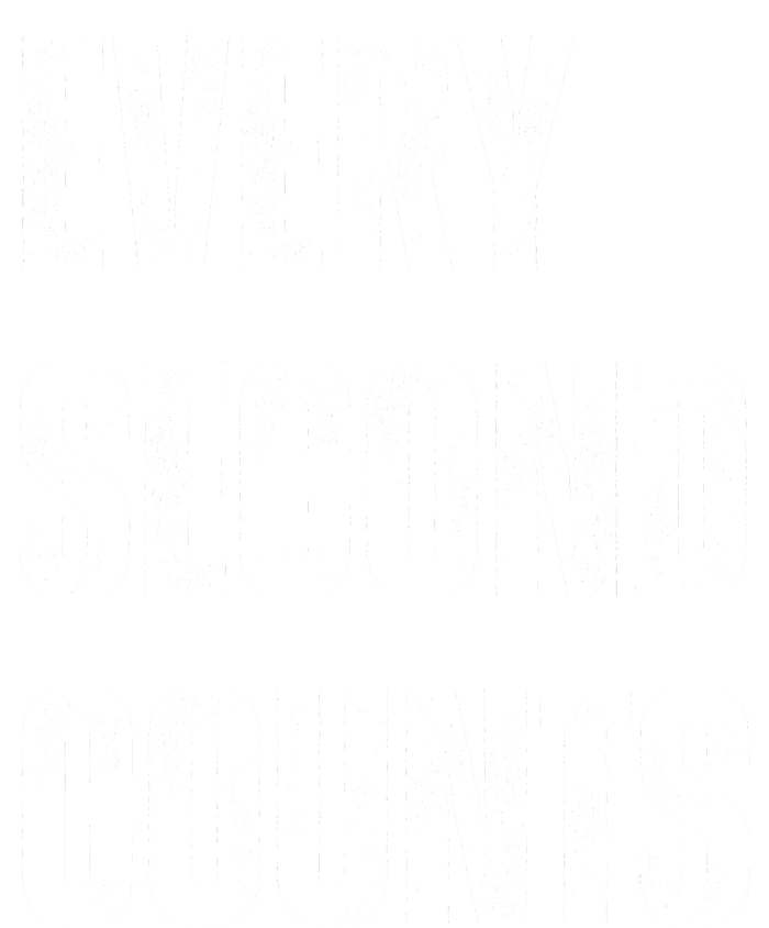 Funny Every Second Counts Sustainable Knit Beanie