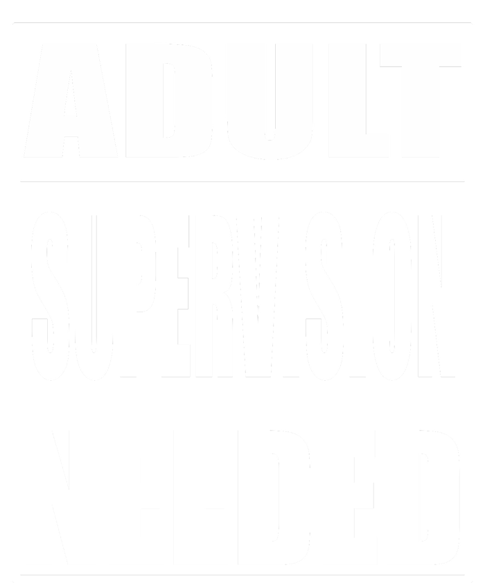 Funny Adult Supervision Needed Sustainable Beanie