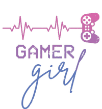 Gamer Girl Cute Heartbeat Gamer For Girl Video Game Lovers V-Neck T-Shirt